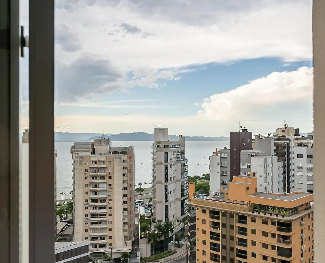 Apartmán Wi-Fi 300Mb | Vista Parcial Do Mar #Ca59 Florianópolis Brazílie